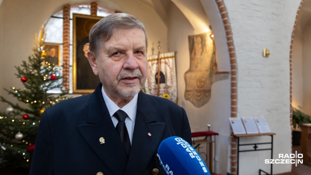Fot. Robert Stachnik [Radio Szczecin] Msza Św. w intencji ofiar katastrofy promu Jan Heweliusz [WIDEO, ZDJĘCIA]