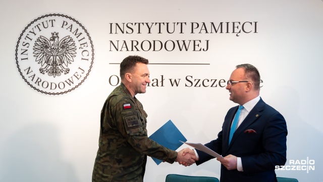Fot. Robert Stachnik [Radio Szczecin] Historycy IPN-u będą szkolić żołnierzy [WIDEO, ZDJĘCIA]