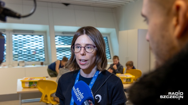 Fot. Robert Stachnik [Radio Szczecin] Roboty sterowane klockami LEGO, czyli ferie w Morskim Centrum Nauki [WIDEO, ZDJĘCIA]