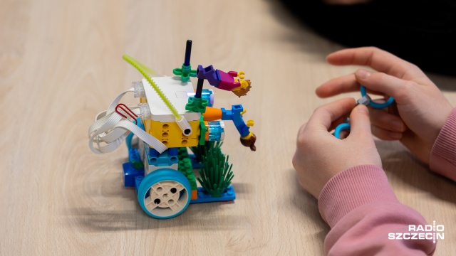 Fot. Robert Stachnik [Radio Szczecin] Roboty sterowane klockami LEGO, czyli ferie w Morskim Centrum Nauki [WIDEO, ZDJĘCIA]