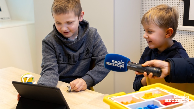 Fot. Robert Stachnik [Radio Szczecin] Roboty sterowane klockami LEGO, czyli ferie w Morskim Centrum Nauki [WIDEO, ZDJĘCIA]