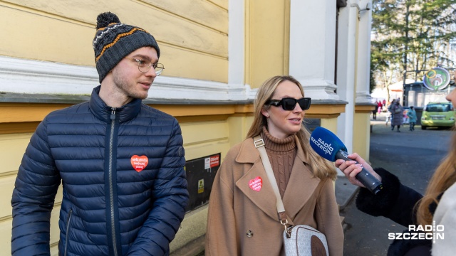 Fot. Robert Stachnik [Radio Szczecin] Szczecin cały w czerwonych serduszkach! [ZDJĘCIA]
