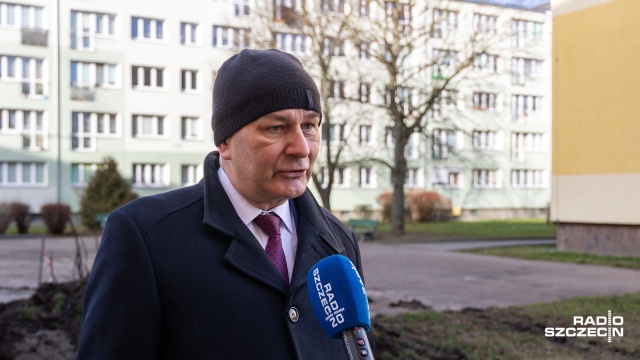 Fot. Robert Stachnik [Radio Szczecin] Nie będzie nowego parkingu na szczecińskich Pomorzanach [WIDEO, ZDJĘCIA]