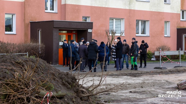 Fot. Robert Stachnik [Radio Szczecin] Nie będzie nowego parkingu na szczecińskich Pomorzanach [WIDEO, ZDJĘCIA]
