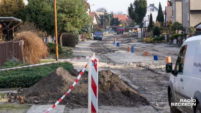 Fot. Robert Stachnik [Radio Szczecin] Ruszyła przebudowa ul. Warzywnej w Stargardzie [ZDJĘCIA]