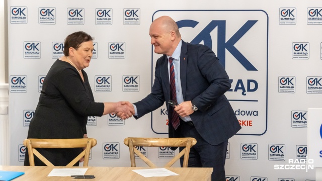 Fot. Robert Stachnik [Radio Szczecin] Samorządowcy z gminy Dobra wstąpili do Koalicji Samorządowej [ZDJĘCIA]