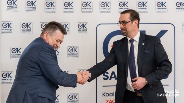 Fot. Robert Stachnik [Radio Szczecin] Samorządowcy z gminy Dobra wstąpili do Koalicji Samorządowej [ZDJĘCIA]