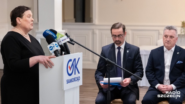 Fot. Robert Stachnik [Radio Szczecin] Samorządowcy z gminy Dobra wstąpili do Koalicji Samorządowej [ZDJĘCIA]