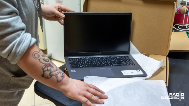 Fot. Robert Stachnik [Radio Szczecin] Potrzebowali używanego laptopa. Reakcja na apel ich zaskoczyła [ZDJĘCIA]