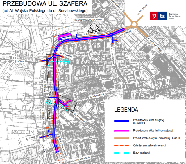 Mat. UM Szczecin Prace na Szafera. Raport z inwestycji [ZDJĘCIA]