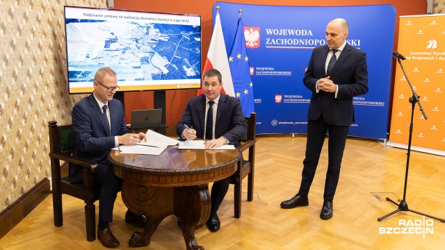 Fot. Robert Stachnik [Radio Szczecin] Startuje kolejna drogowa inwestycja w województwie [ZDJĘCIA]