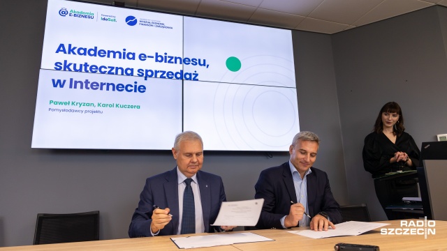Fot. Robert Stachnik [Radio Szczecin] Uniwersytet Szczeciński przygotuje absolwentów do wejścia w świat e-biznesu [ZDJĘCIA]