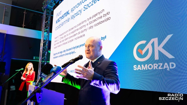 Fot. Robert Stachnik [Radio Szczecin] Barwy kampanii. Konwencja Piotra Krzystka [ZDJĘCIA]