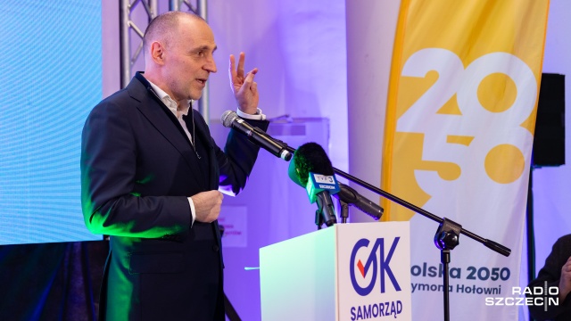 Fot. Robert Stachnik [Radio Szczecin] Barwy kampanii. Konwencja Piotra Krzystka [ZDJĘCIA]