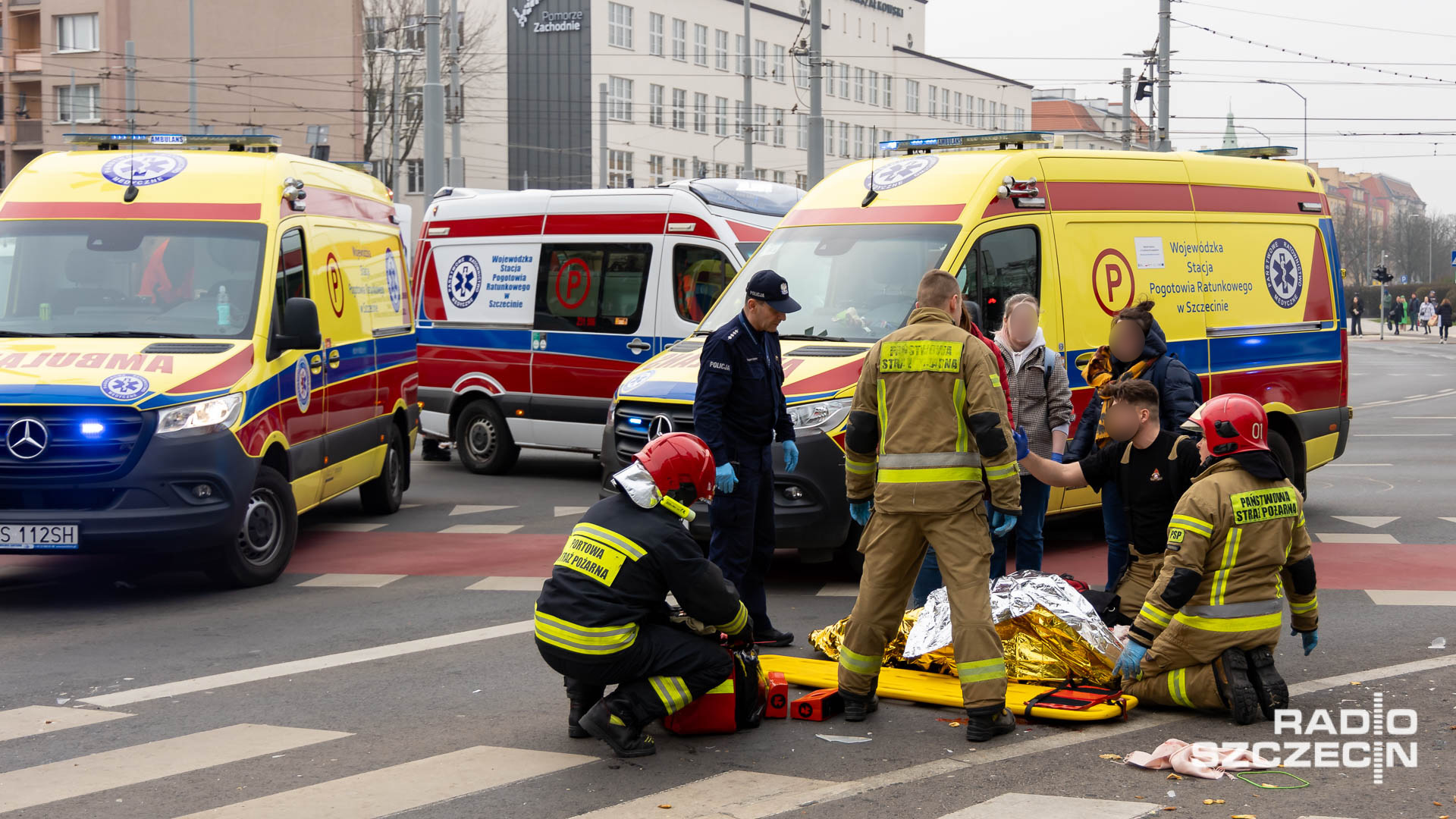Po wypadku na placu Rodła Urząd Marszałkowski zabezpieczył i przekazał policji nagrania z monitoringu.