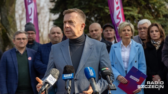 Fot. Robert Stachnik [Radio Szczecin] "15 października zrobiliśmy pierwszy krok w naprawianiu Polski, natomiast nie zrobimy tego bez samorządów" [ZDJĘCIA]