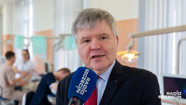 Fot. Robert Stachnik [Radio Szczecin] Stomatologia na PUM. Wirtualne borowanie [WIDEO, ZDJĘCIA]