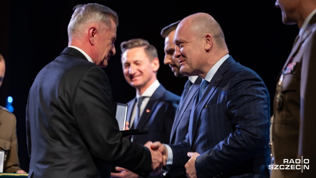 Fot. Robert Stachnik [Radio Szczecin] Szczecińskie obchody 25. rocznicy wejścia Polski do NATO [ZDJĘCIA]