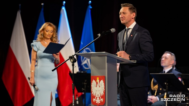 Fot. Robert Stachnik [Radio Szczecin] Szczecińskie obchody 25. rocznicy wejścia Polski do NATO [ZDJĘCIA]