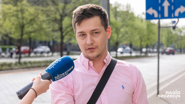 Fot. Robert Stachnik [Radio Szczecin] Przejścia sugerowane - czy umiemy z nich korzystać? [WIDEO, ZDJĘCIA]