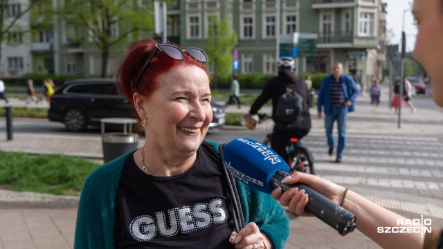 Fot. Robert Stachnik [Radio Szczecin] Przejścia sugerowane - czy umiemy z nich korzystać? [WIDEO, ZDJĘCIA]