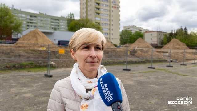 Fot. Robert Stachnik [Radio Szczecin] Przy ul. Witkiewicza powstanie nowoczesny kompleks sportowy [WIDEO, ZDJĘCIA]