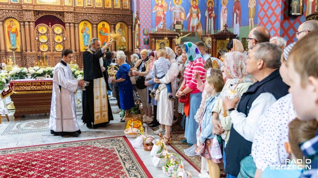Fot. Robert Stachnik [Radio Szczecin] Prawosławni i grekokatolicy świętują - dziś Wielka Sobota w Cerkwi [WIDEO, ZDJĘCIA]