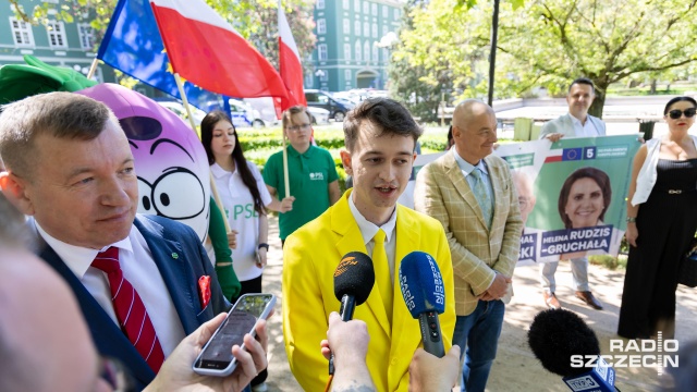 Fot. Robert Stachnik [Radio Szczecin] Kandydaci Trzeciej Drogi do Europarlamentu o swoich celach [ZDJĘCIA]