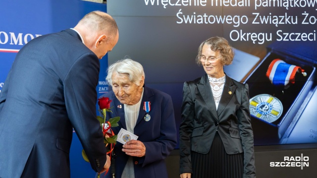 Fot. Robert Stachnik [Radio Szczecin] Medale dla kombatantów Armii Krajowej [WIDEO, ZDJĘCIA]