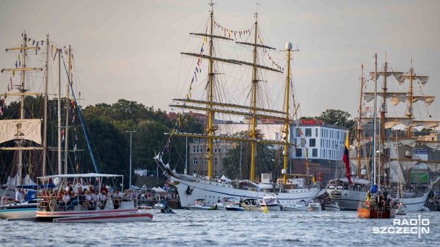 The Tall Ships Races 2024 Fot. Robert Stachnik [Radio Szczecin] Korki również na Odrze. Ale spokojnie - bez kolizji [WIDEO, ZDJĘCIA]