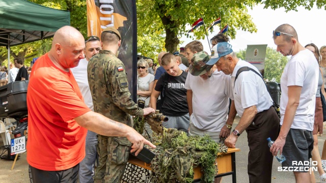 Fot. Robert Stachnik [Radio Szczecin] Można wsiąść do Rosomaka. Piknik wojskowy w Szczecinie [WIDEO, ZDJĘCIA]