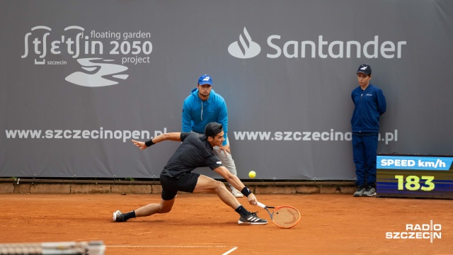 Federico Coria. Fot. Robert Stachnik [Radio Szczecin] Polacy bez szczęścia w szczecińskim challengerze [ZDJĘCIA]