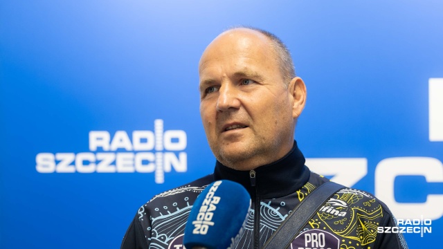 Trener Andrzej Zabdyr. Fot. Robert Stachnik [Radio Szczecin] Piłkarze wodni czekają na tymczasowe miejsce do treningów [ZDJĘCIA]