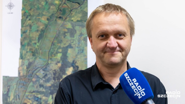 Michał Durka dyrektor Wód Polskich w Szczecinie. Fot. Robert Stachnik [Radio Szczecin] Szczecińskie służby przygotowane na nadchodzące opady [WIDEO, ZDJĘCIA]