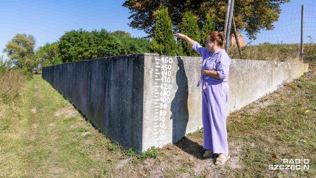 Ognica. Fot. Robert Stachnik [Radio Szczecin] Powiat gryfiński szykuje się na falę powodziową [ZDJĘCIA]