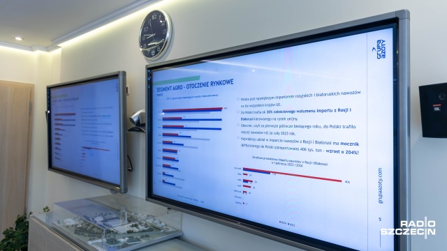 Fot. Robert Stachnik [Radio Szczecin] Prezes Grupy Azoty Police: import nawozów z Rosji naraża polskie firmy na straty [ZDJĘCIA]