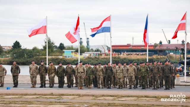 Fot. Robert Stachnik [Radio Szczecin] 25-lecie Korpusu NATO w Szczecinie [WIDEO, ZDJĘCIA]