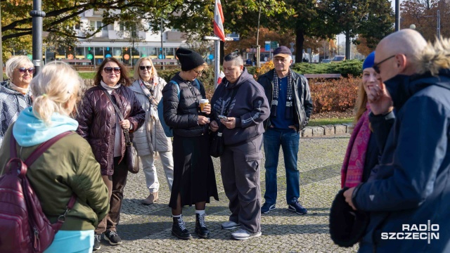 Fot. Robert Stachnik [Radio Szczecin] Kolejny historyczny spacer śladami Quistorpów za nami [ZDJĘCIA]