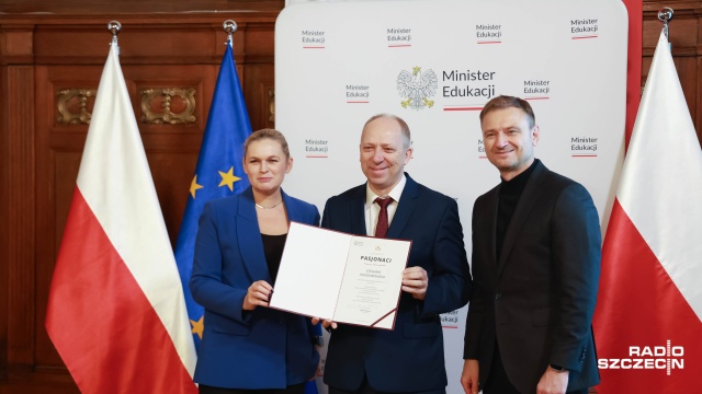 Czesław Drozdowski. Fot. Robert Stachnik [Radio Szczecin] Szczecińscy nauczyciele z pasją nagrodzeni przez minister edukacji [ZDJĘCIA]