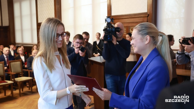 Joanna Grzechulska. Fot. Robert Stachnik [Radio Szczecin] Szczecińscy nauczyciele z pasją nagrodzeni przez minister edukacji [ZDJĘCIA]