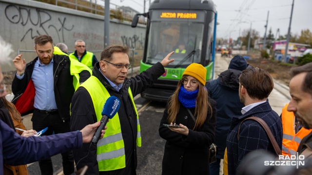 Fot. Robert Stachnik [Radio Szczecin] Pod choinkę tramwaje na Kolumba [WIDEO, ZDJĘCIA]