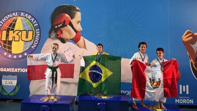 Mikołaj Szarek srebrnym medalistą IKU World Children Games 2024 w argentyńskim Buenos Aires. Fot. Klub Karate Bushikan Karateczki z klubu Bushikan Szczecin lubią brąz [ZDJĘCIA]