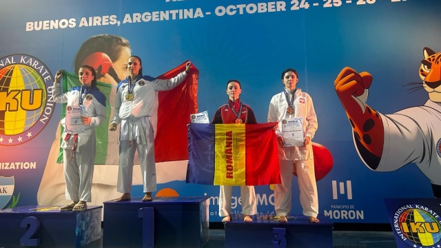 Natalia Bombolewska brązową medalistką Mistrzostw Świata IKU w Buenos Aires w konkurencji kumite seniorek shobu ippon. Fot. Klub Karate Bushikan Karateczki z klubu Bushikan Szczecin lubią brąz [ZDJĘCIA]