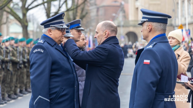 Fot. Robert Stachnik [Radio Szczecin] "Przez te 123 lata niepodległość pozostała w umysłach Polaków" [WIDEO, ZDJĘCIA]