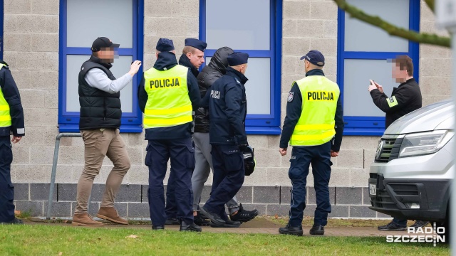 Fot. Robert Stachnik [Radio Szczecin] Poszukiwany Łukasz Ż. w rękach polskiej policji [WIDEO, ZDJĘCIA]