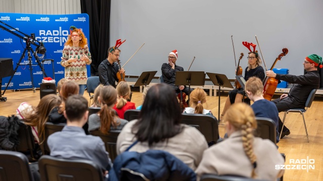 Fot. Robert Stachnik [Radio Szczecin] Pierwszy podmuch magii świąt. Baltic Neopolis Orchestra dla najmłodszych [WIDEO, ZDJĘCIA]