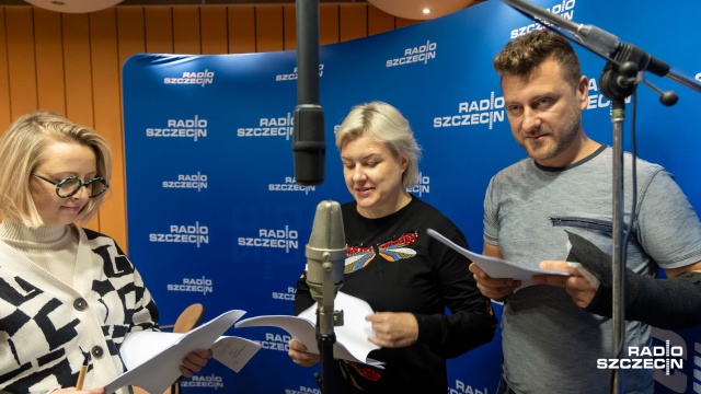 Fot. Robert Stachnik [Radio Szczecin] Nowe świąteczne słuchowisko w Radiu Szczecin [WIDEO, ZDJĘCIA]