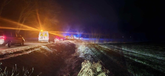 Do śmiertelnego wypadku doszło na drodze krajowej numer 37 między Karwicami a Słowinem.