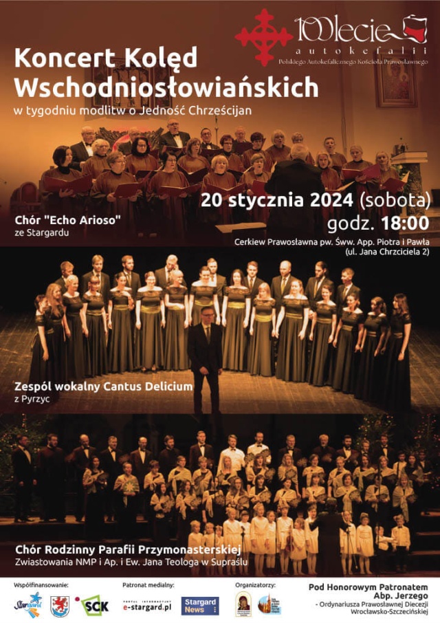 Po dwuletniej przerwie Koncert Chórów Wschodniosłowiańskich powraca do cerkwi pod wezwaniem św. Apostołów Piotra i Pawła w Stargardzie.