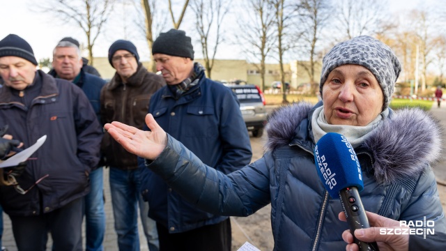 Przeciwko takiemu pomysłowi Spółdzielni Mieszkaniowej Kolejarz protestowali wczoraj mieszkańcy ulicy Ruskiej.